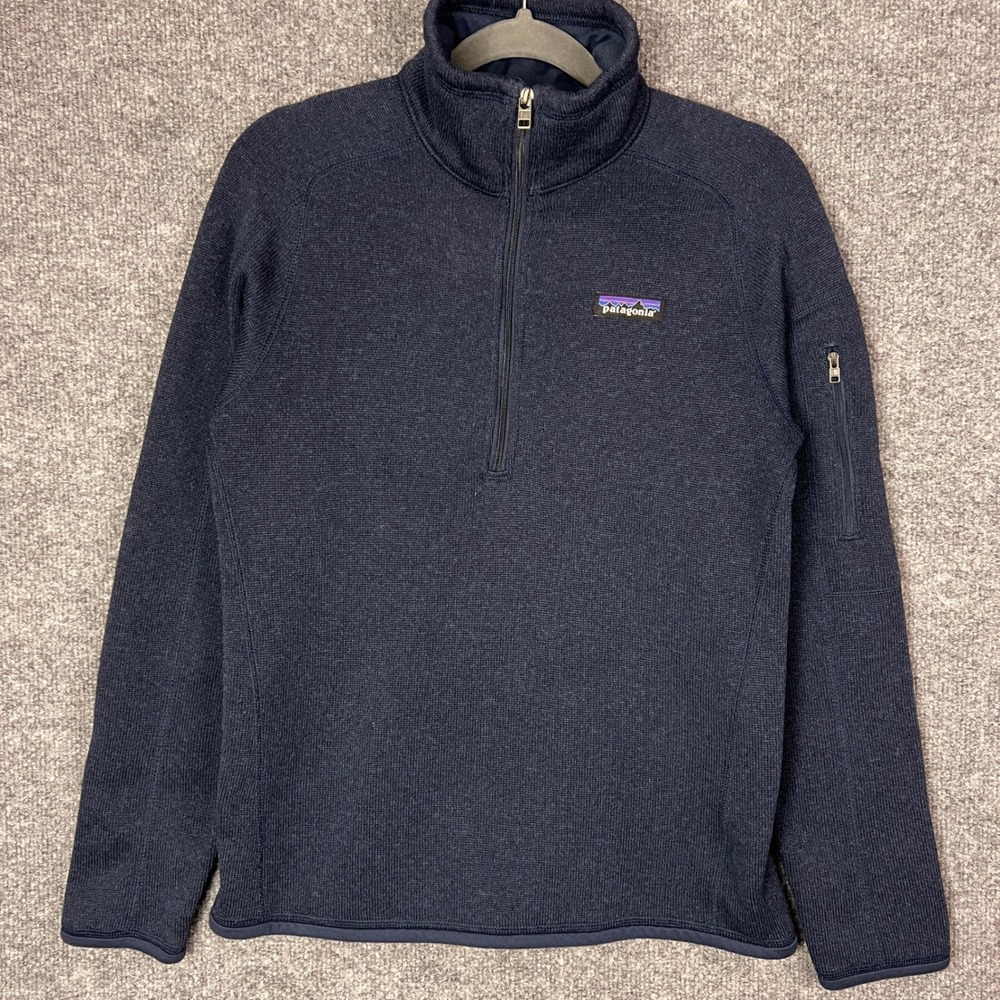 Patagonia Better Sweater Zip Fleece Jacket Navy Blue Women's Size S